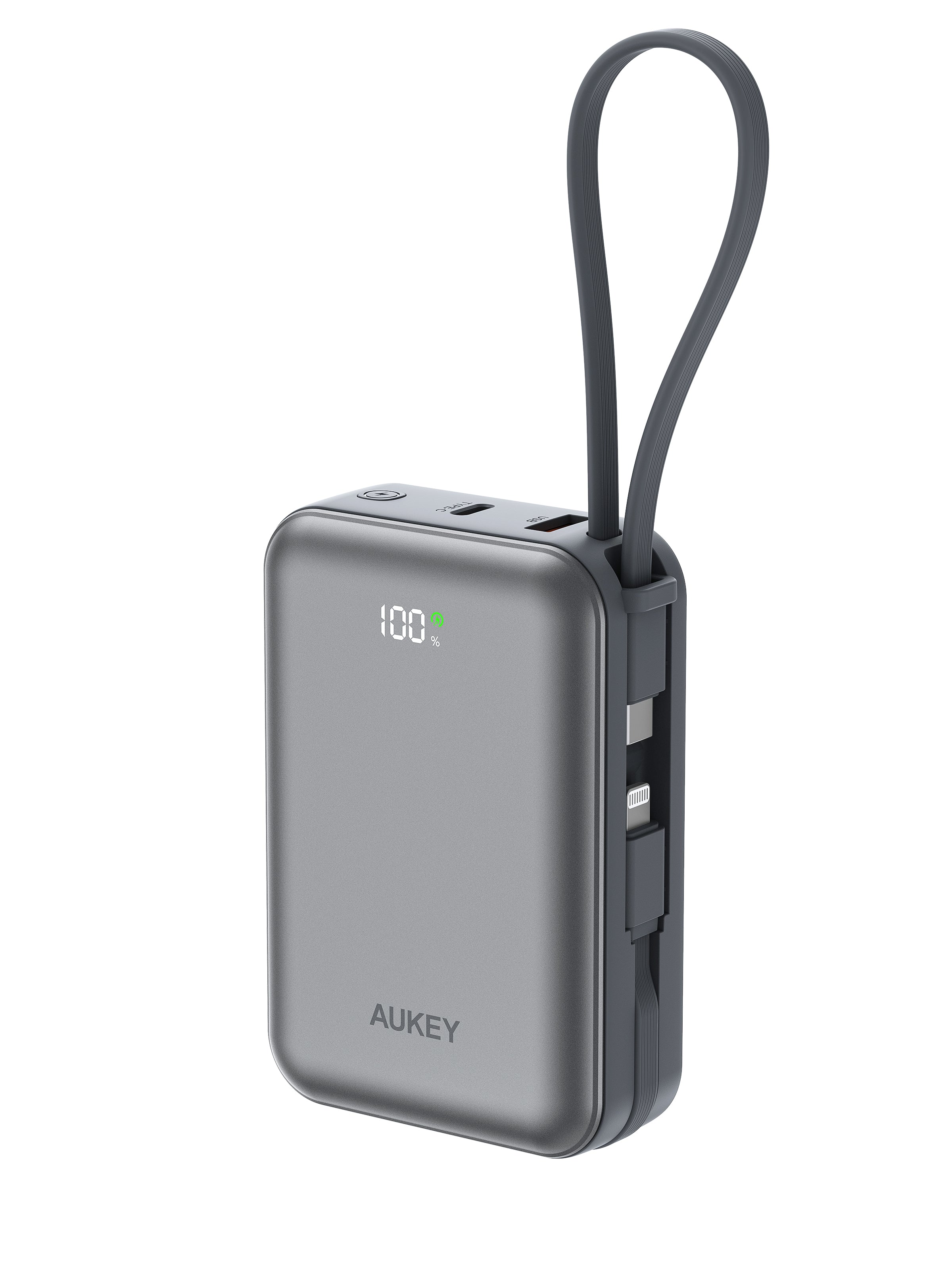 PB-Y92L 20K mAh 35W Swivel Mini L Power Bank with USB C and Lightning Cable - CCC Certification