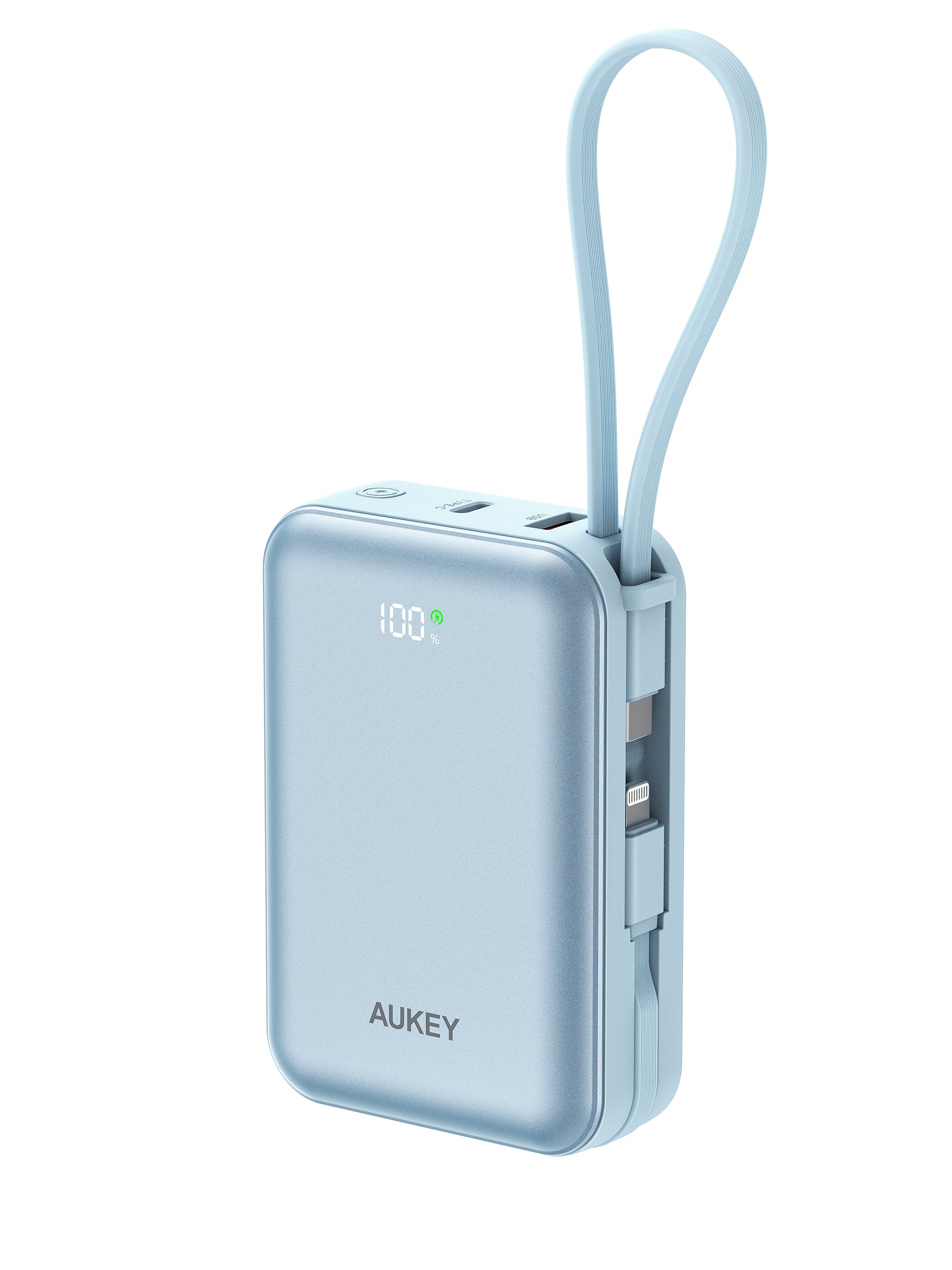 PB-Y92L 20K mAh 35W Swivel Mini L Power Bank with USB C and Lightning Cable - CCC Certification