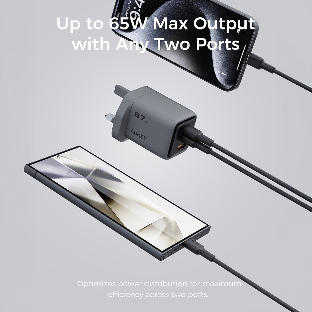 PA-C3 Comet Mix 3 67W PD Wall Charger with GaN Technology