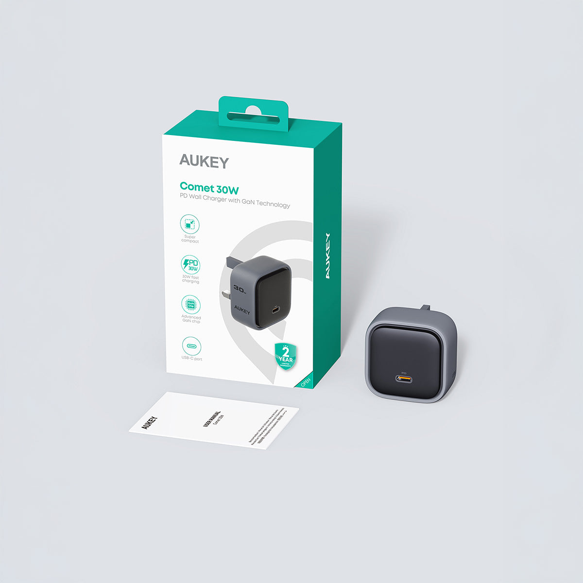 PA-C1 Comet 30W PD Wall Charger with GaN Technology