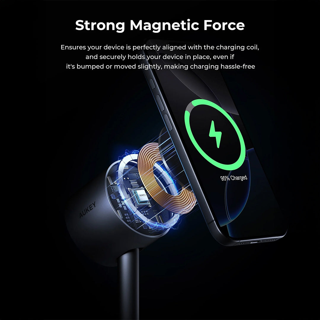 LC-MC213 Qi2.2 MagFusion 2X Wireless Charging Station 2-in-1 Magnetic Wireless Charger