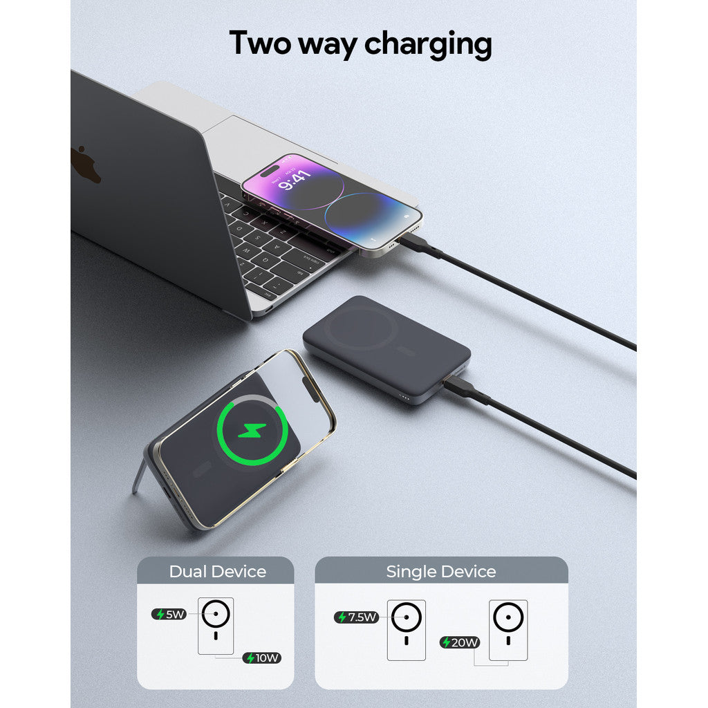 PB-MS05 Magfusion 6700mAh 20W Qi2 Magnetic Wireless Charging Power Bank