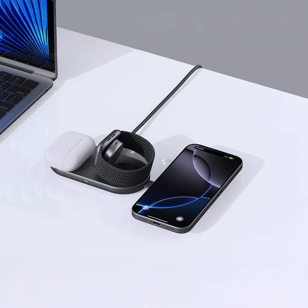LC-MC313 MagFusion C 3-in-1 Qi2 Foldable Wireless Charging Station