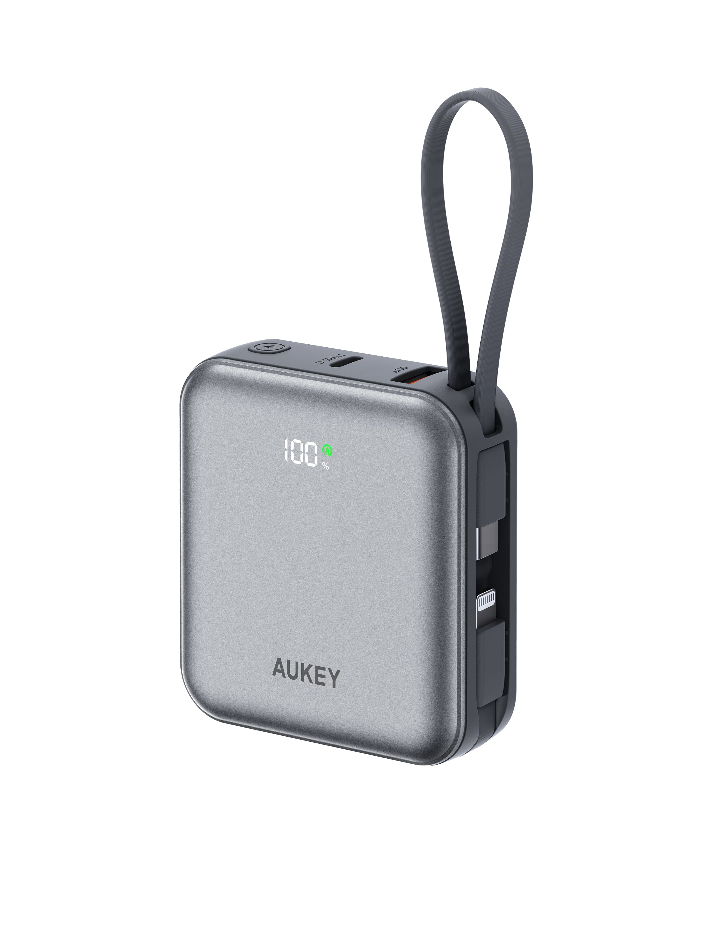PB-Y91L 10K mAh 22.5W Swivel Mini L Power Bank with USB C and Lightning Cable - CCC Certification