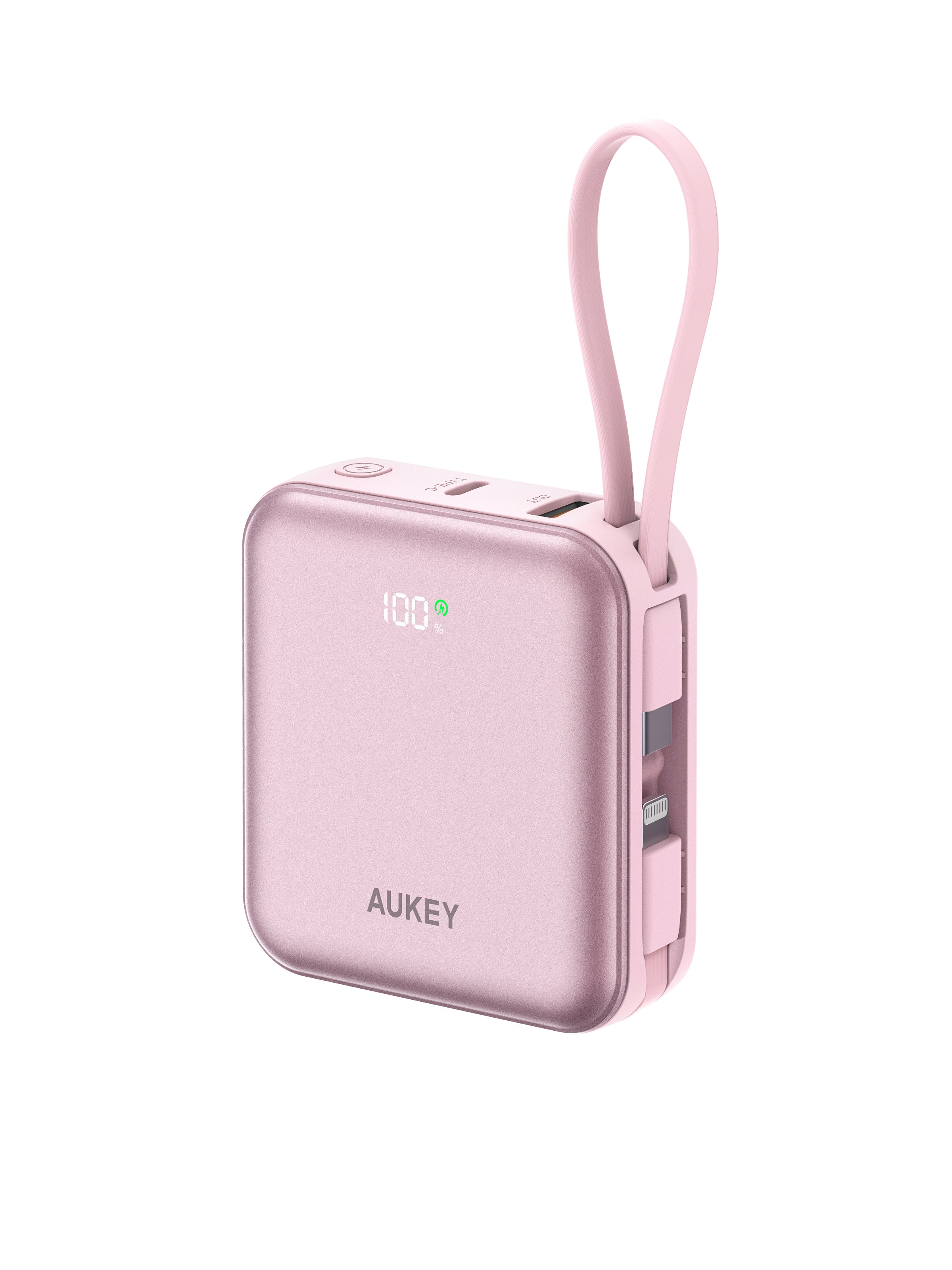PB-Y91L 10K mAh 22.5W Swivel Mini L Power Bank with USB C and Lightning Cable - CCC Certification