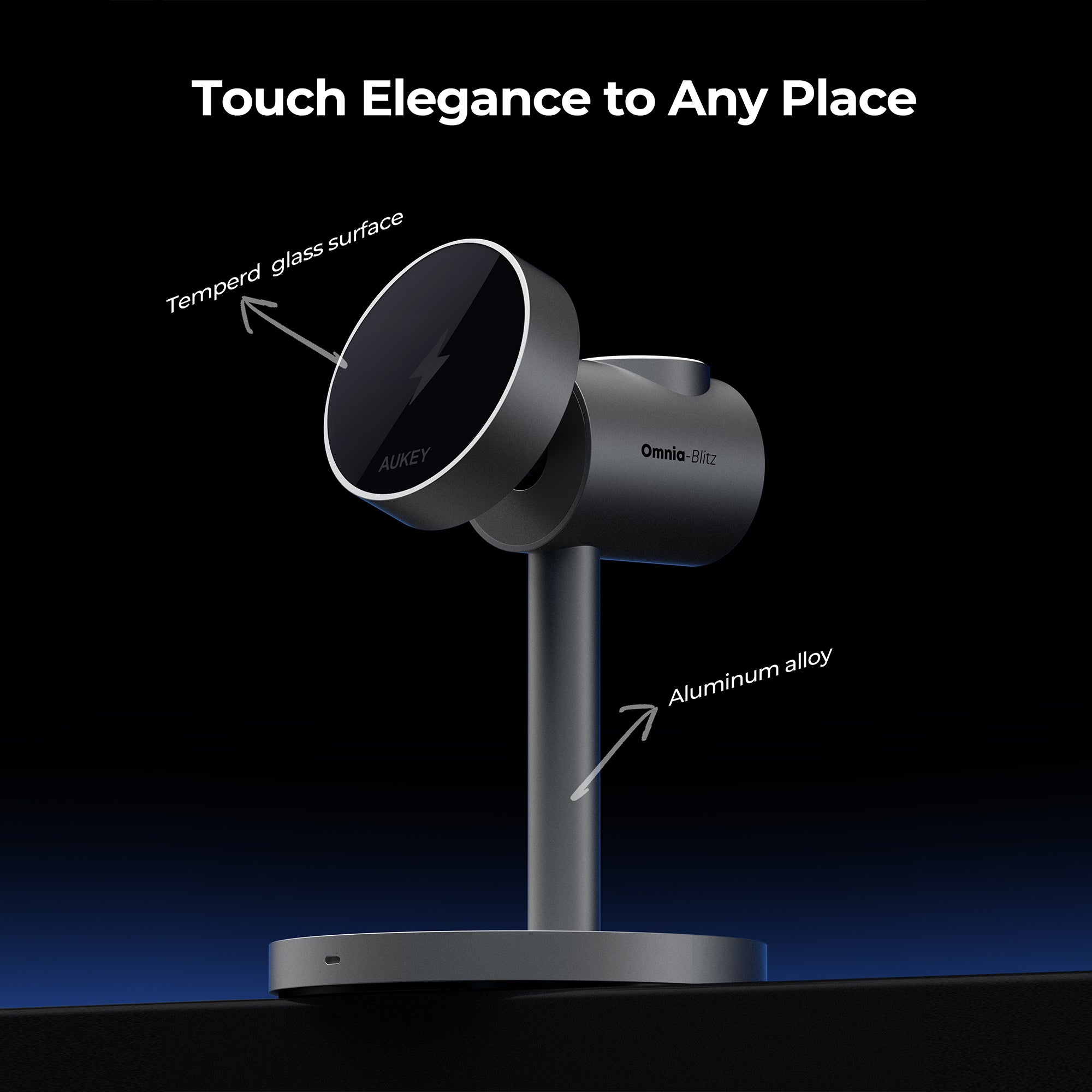 LC-MC311 MagFusion 3 in 1 Magnetic Fast Wireless Charging Station with Qi2 MFW Magsafe compatible