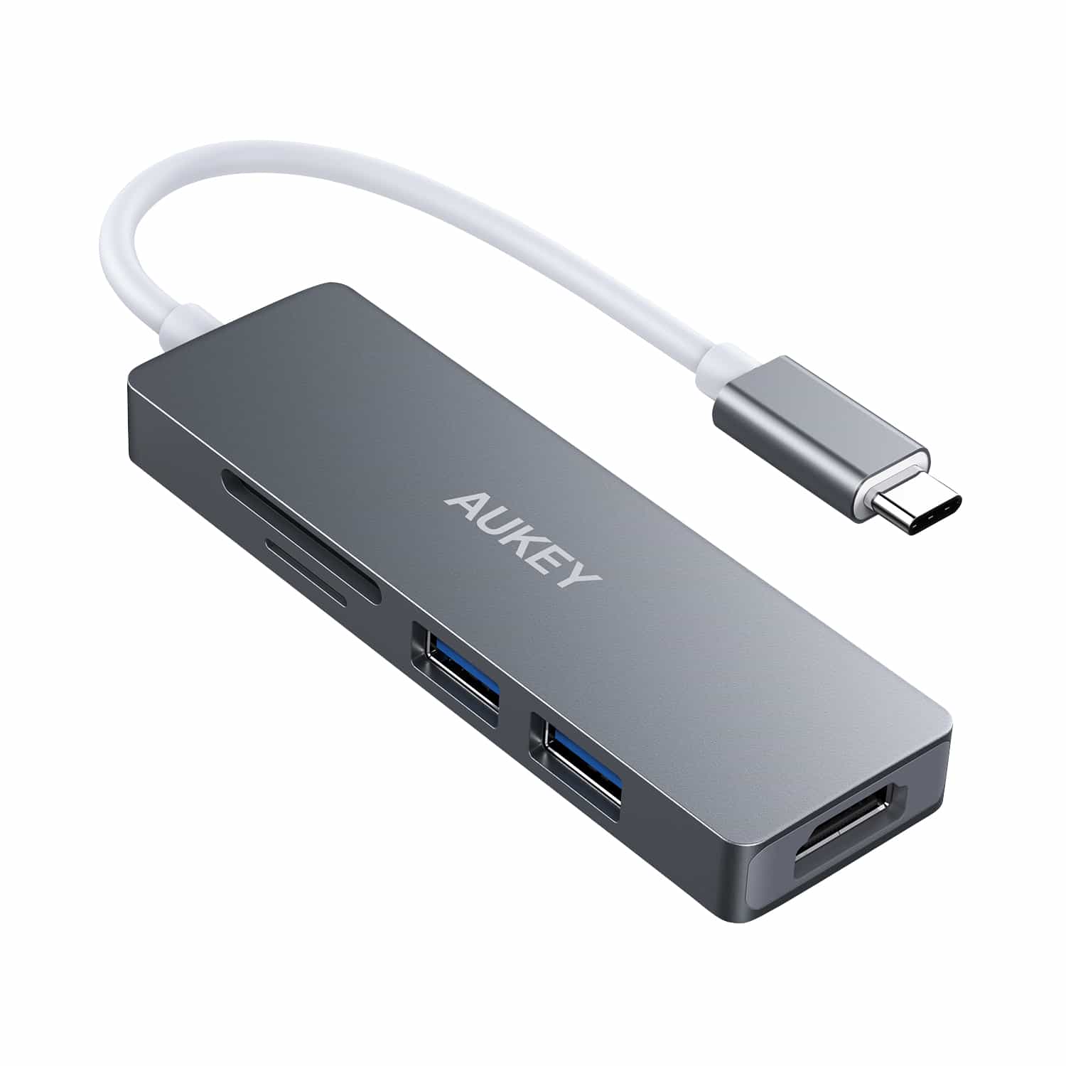 CB-C72 5 In 1 USB C Hub with 4K HDMI Port & 2 USB 3.0 Ports & SD/TF Card Reader Slot USB C Adapter