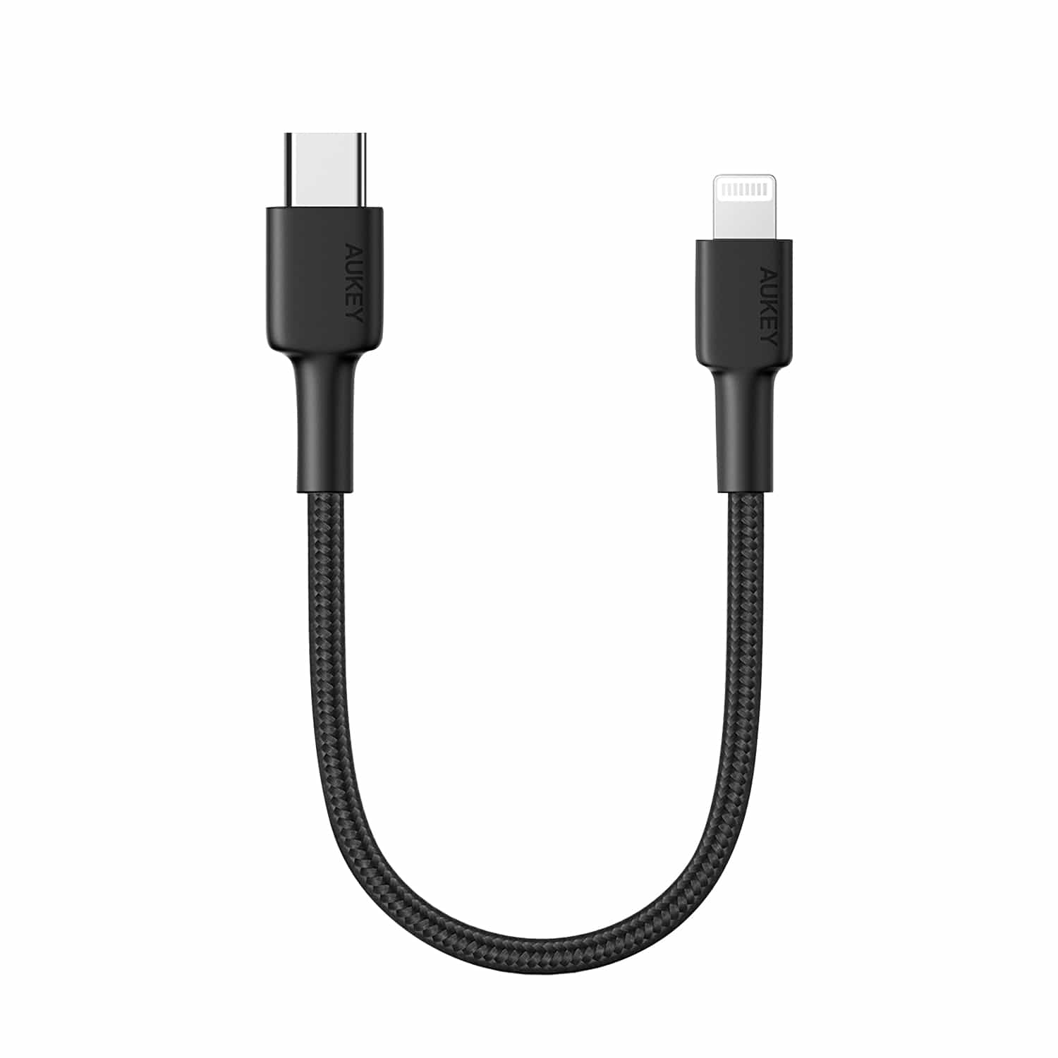 CB-CL12 Impulse MFI Braided Nylon USB C To Lightning Cable - 18cm