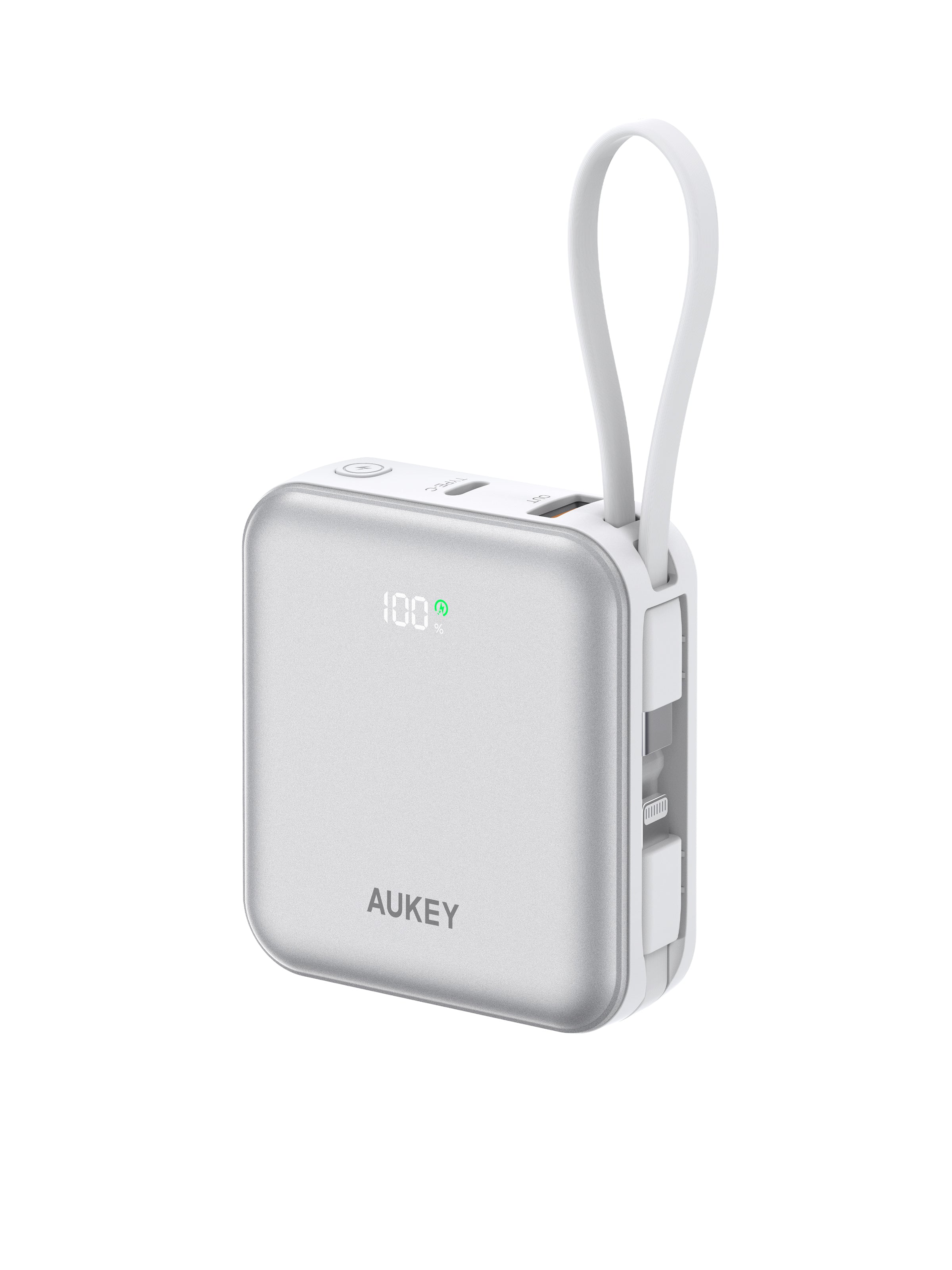 PB-Y91L 10K mAh 22.5W Swivel Mini L Power Bank with USB C and Lightning Cable - CCC Certification