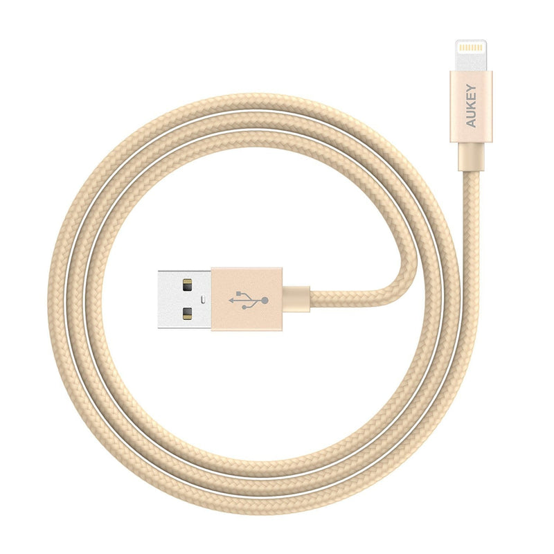 Aukey CB-D16 Apple cable gold picture