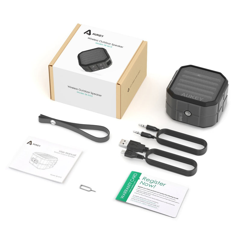 AUKEY SK-M13 Portable outdoor wireless bluetooth speaker with enhance bass - Aukey Malaysia Official Store