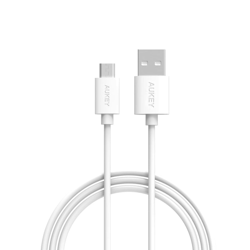 AUkey CB-D9 2 meter micro usb Cable White