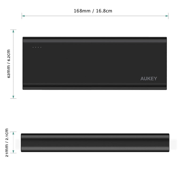 AUKEY PB-AT20 Premium 20100mAh Qualcomm Quick Charge 3.0 Power Bank - Aukey Malaysia Official Store