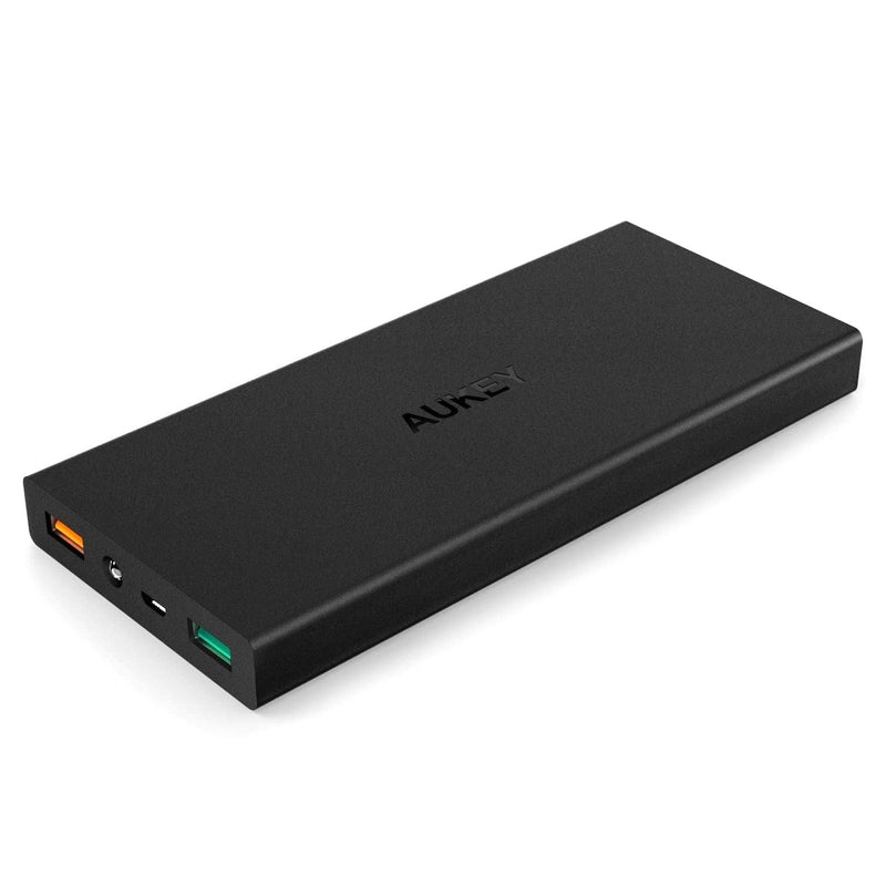AUKEY PB-Y2 16000mAh Qualcomm Quick Charge 2.0 Power Bank With USB C Cable - Aukey Malaysia Official Store