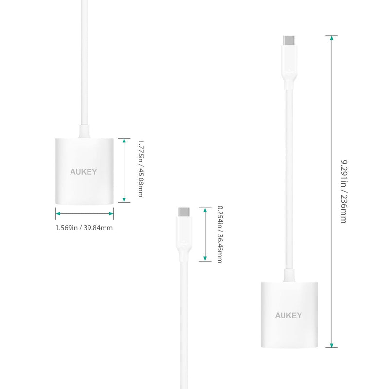 AUKEY CB-C39 USB C to RJ45 Gigabit Ethernet USB Network LAN Adapter - Aukey Malaysia Official Store