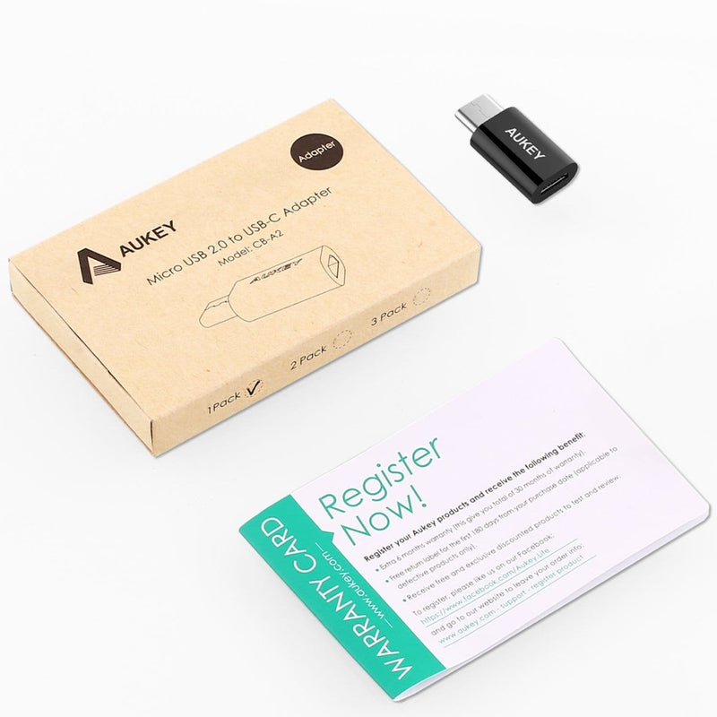 AUKEY CB-A2 USB C To Micro USB Converter (1 Pcs) - Aukey Malaysia Official Store