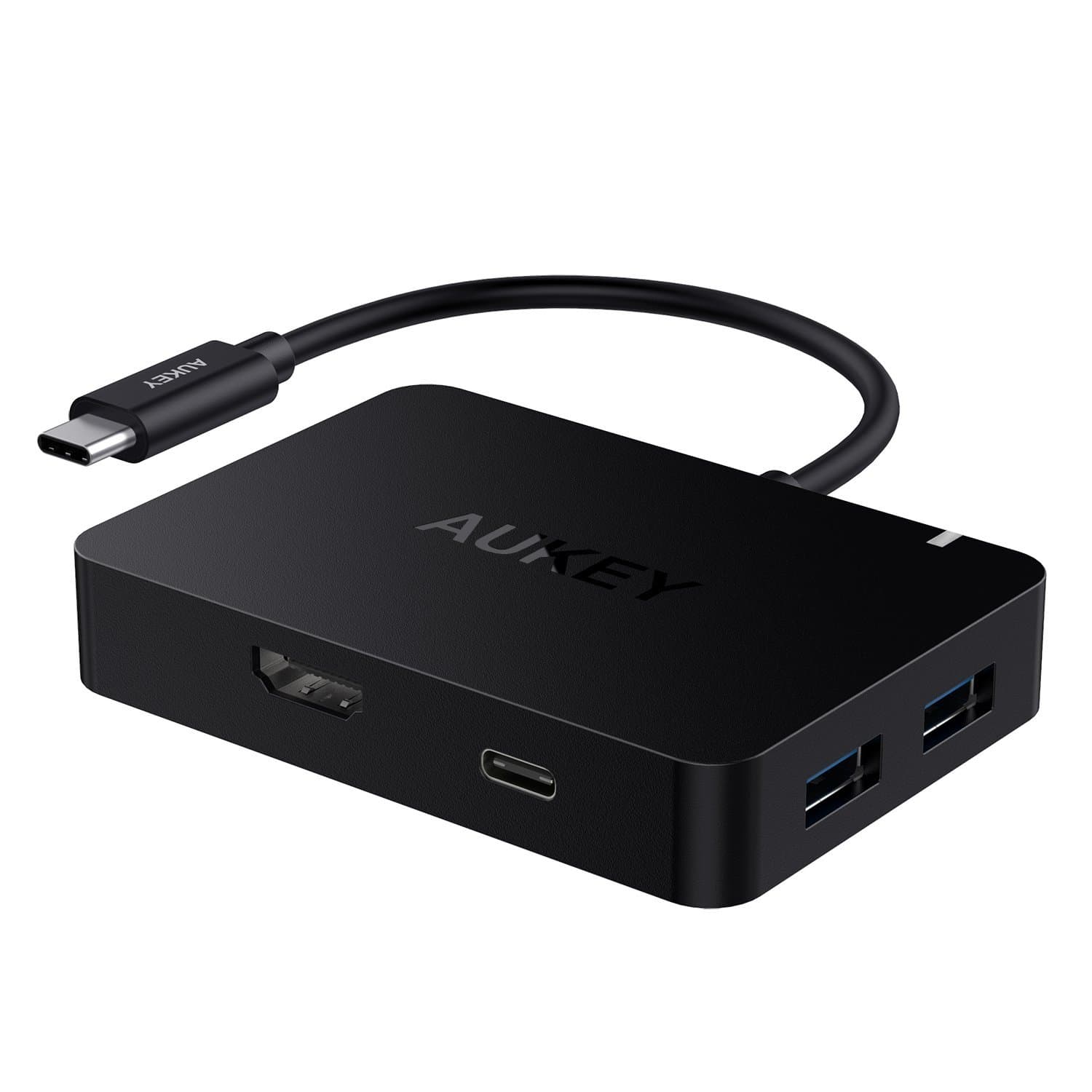AUKEY CB-C58 USB-C To 4-Port USB 3.0 Hub With 4K HDMI Port & USB-C Charging Port - Aukey Malaysia Official Store
