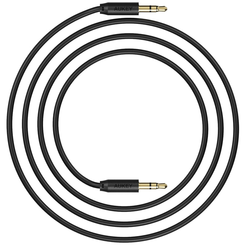 AUKEY CB-V10 Premium 3.5mm Audio Gold Plated AUX Cable 1.2 METER - Aukey Malaysia Official Store