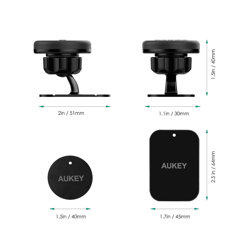 AUKEY HD-C13 New Universal Magnetic dashboard car phone mount holder - Aukey Malaysia Official Store