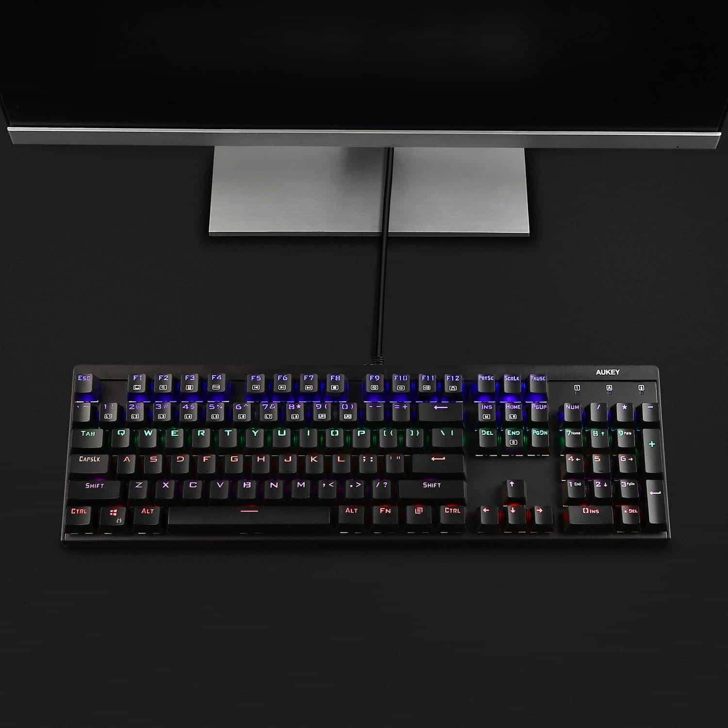 KM-G6 104 Key LED-Backlit Mechanical Keyboard