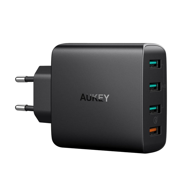 AUKEY PA-T18 4 Port USB Qualcomm Quick Charge 3.0 Travel Charger - Aukey Malaysia Official Store