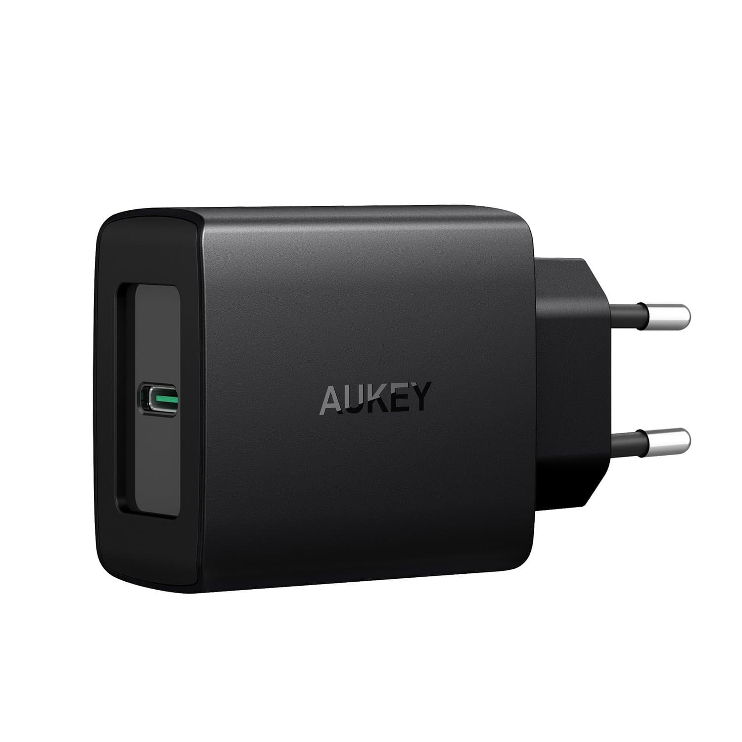 AUKEY PA-Y8 27W Qualcomm Quick Charge 4.0 with Power Delivery 3.0 Charger - EU Plug - Aukey Malaysia Official Store