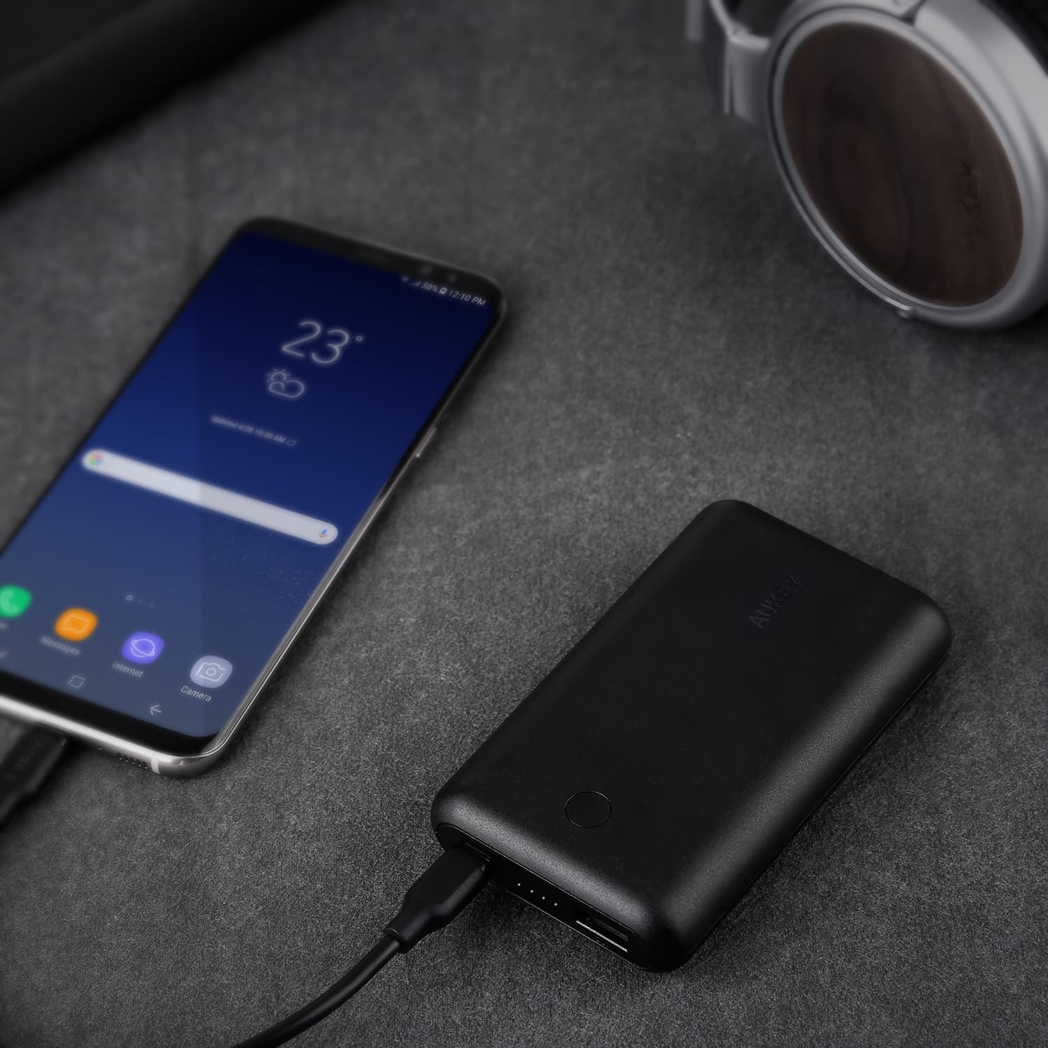 AUKEY PB-BY10 10050mAh Power Force Series USB C Power Bank - Aukey Malaysia Official Store