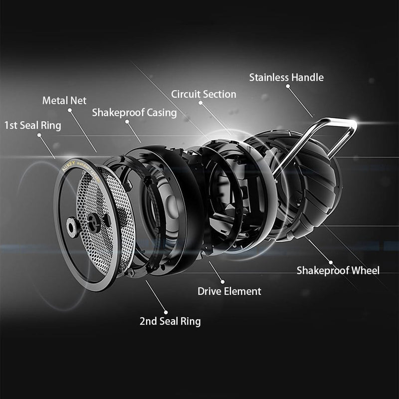AUKEY SK-M4 Wireless Bluetooth Outdoor Wheel Speaker with Water & Shock Resistant - Aukey Malaysia Official Store