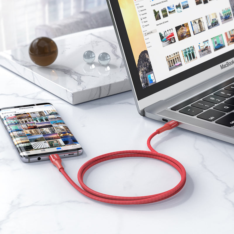 CB-AKC3 USB C To USB C 60W PD Quick Charge Kevlar Cable - 1.2M