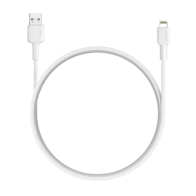 CB-BAL7 Nylon Braided MFI USB-A to Lightning Cable 0.9m - Black