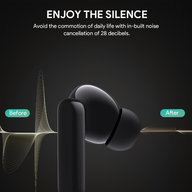EP-M1NC TWS True Wireless Earbuds with ANC Active Noise Cancellation IPX5 Waterproof