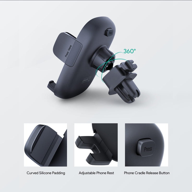 HD-C58 Car Phone Mount Upgraded Vent Clip for Air Vent