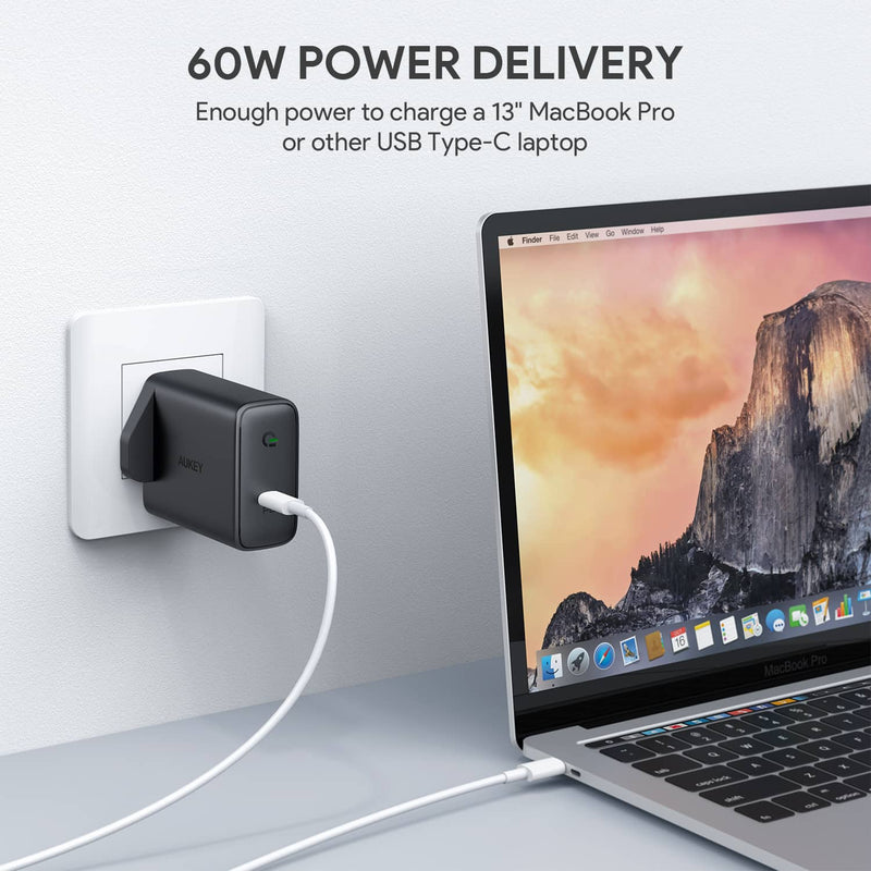 PA-D4 Focus 60W USB-C Power Delivery Charger with GaN Power Tech