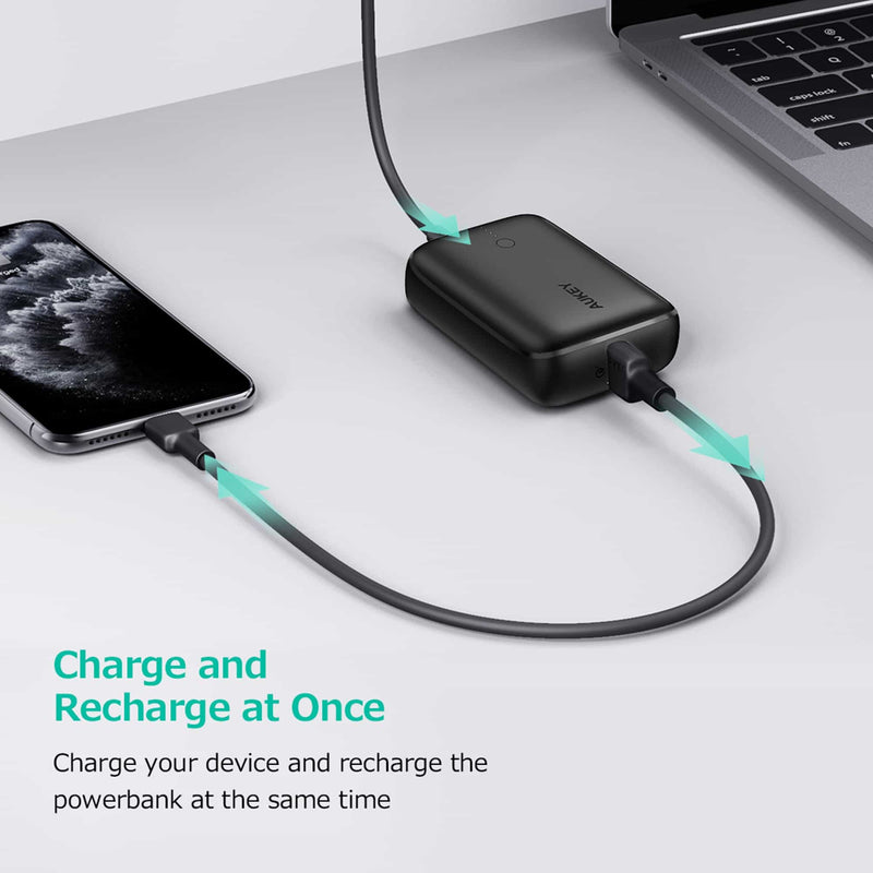 PB-N83S 20W USB C PD & USB QC3.0 SCP 10000mAH Mini Power Bank