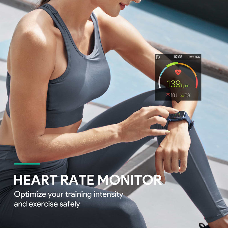 LS02 Smartwatch Fitness Tracker 12 Activity Modes IPX6 Waterproof