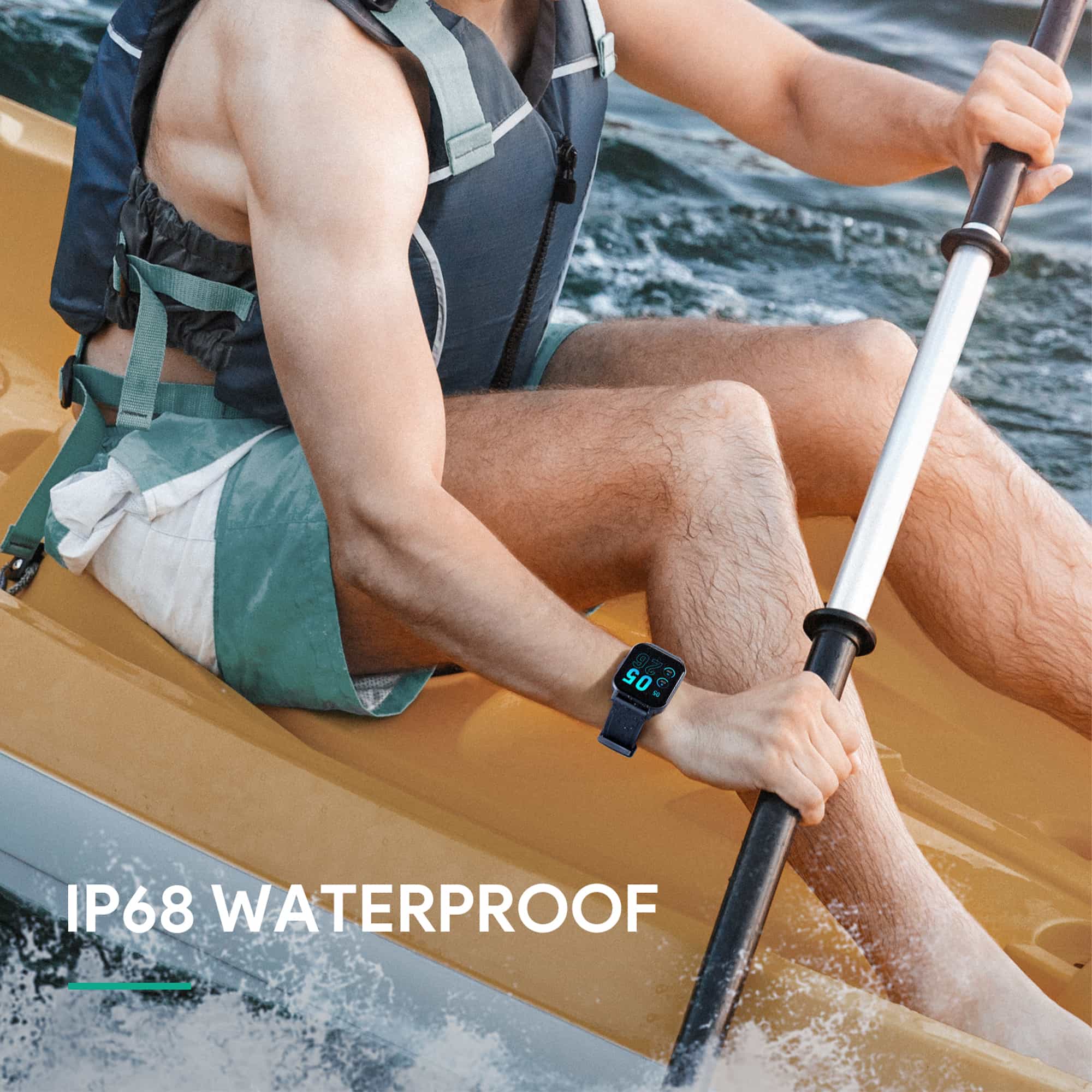 LS02 Smartwatch Fitness Tracker 12 Activity Modes IPX6 Waterproof