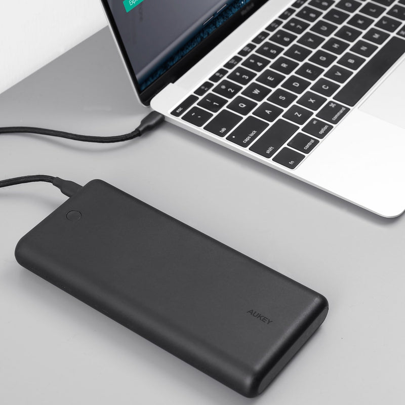 AUKEY PB-XD26 63W 26800mAh Power Delivery 3.0 USB C Power Bank With Quick Charge 3.0 - Aukey Malaysia Official Store