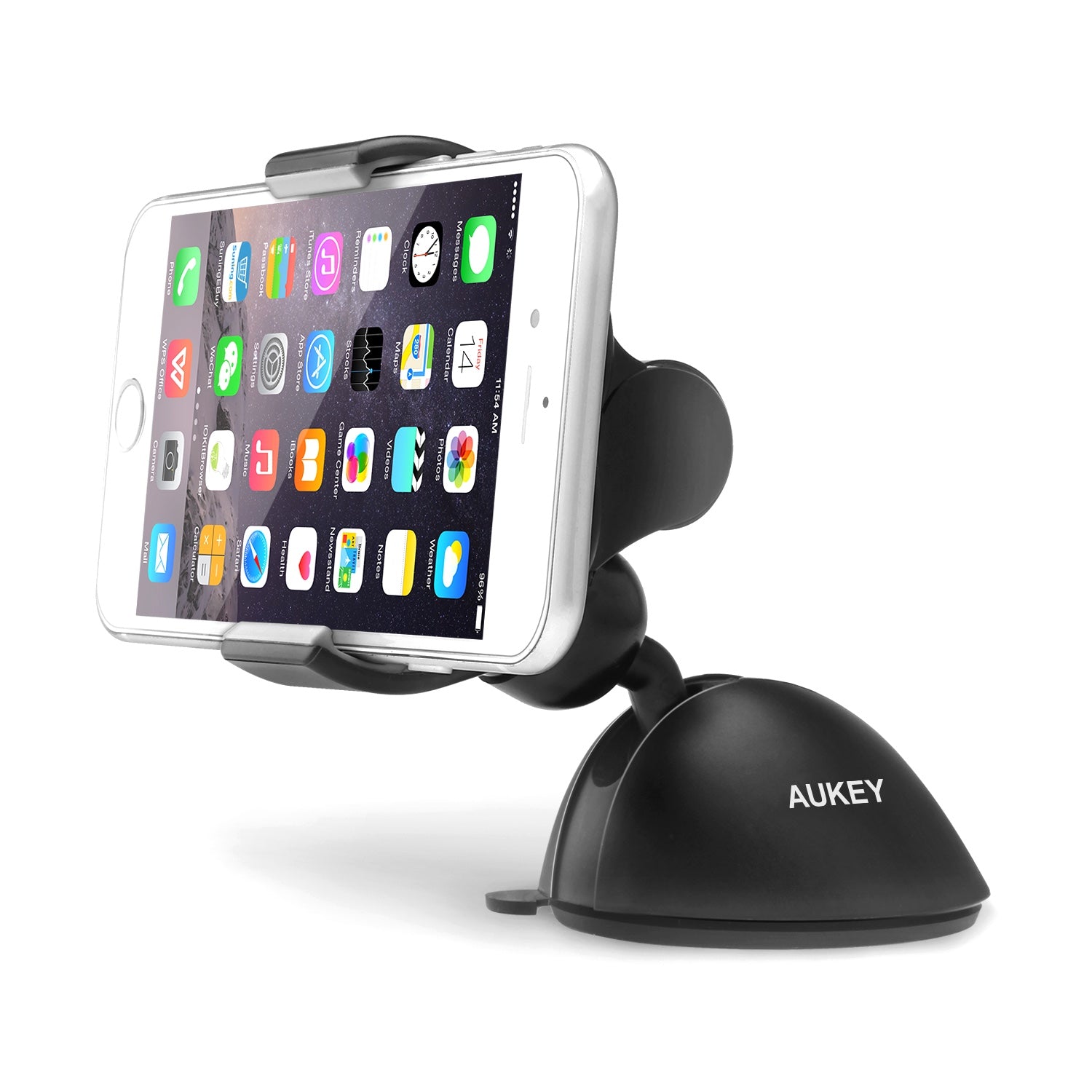 AUKEY HD-C11 Windshield Dashboard 360 Degree Rotating Universal Car Mount Holder - Aukey Malaysia Official Store