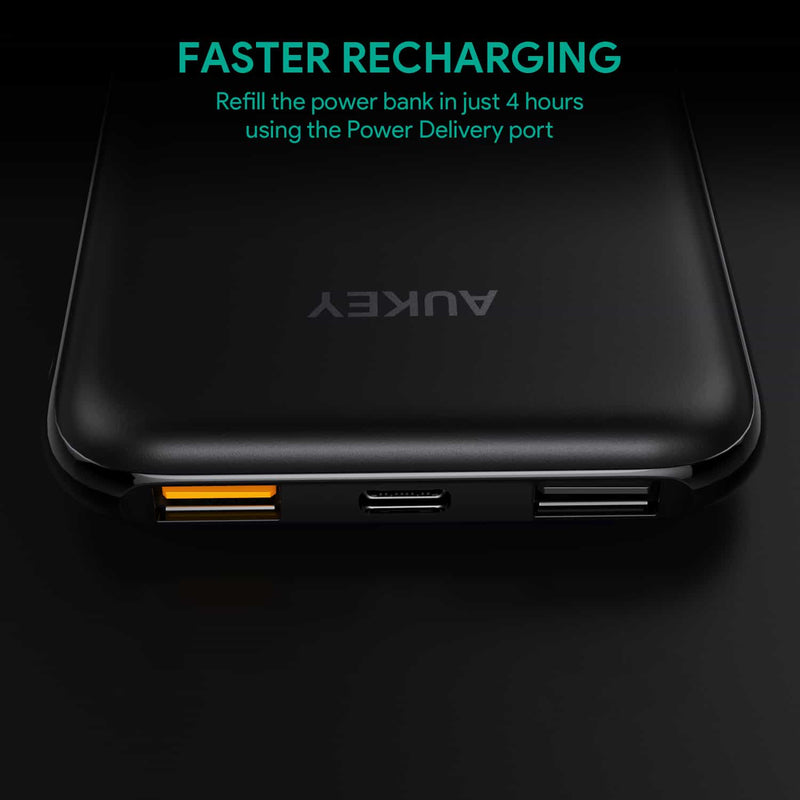 PB-Y13 10000mAh Power Delivery 2.0 USB C Power Bank With Quick Charge 3.0