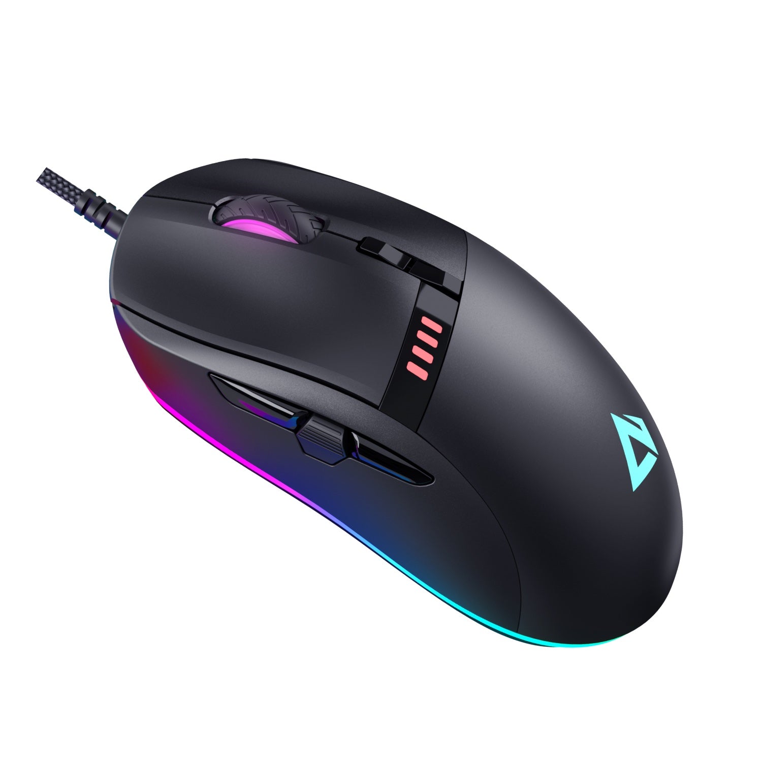 GM-F4 Knight RGB Gaming Mouse with 10000 DPI resolution - Wired