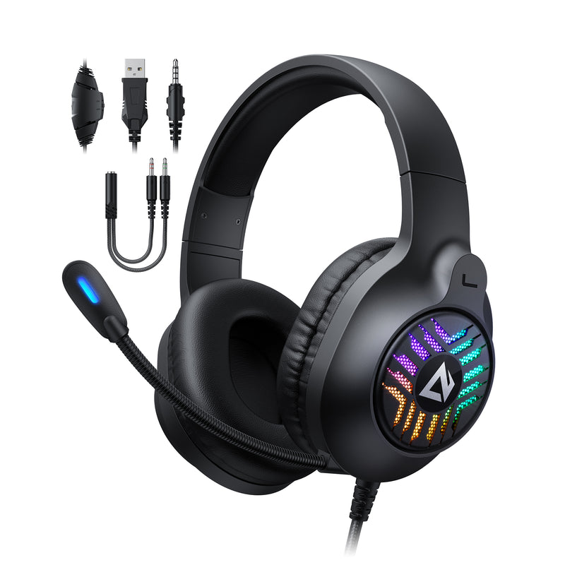 GH-X1 RGB Gaming Over Ear Headset with Mic
