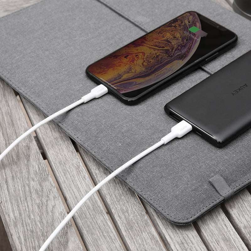 CB-CL3 MFI Braided Nylon USB C To Lightning Cable