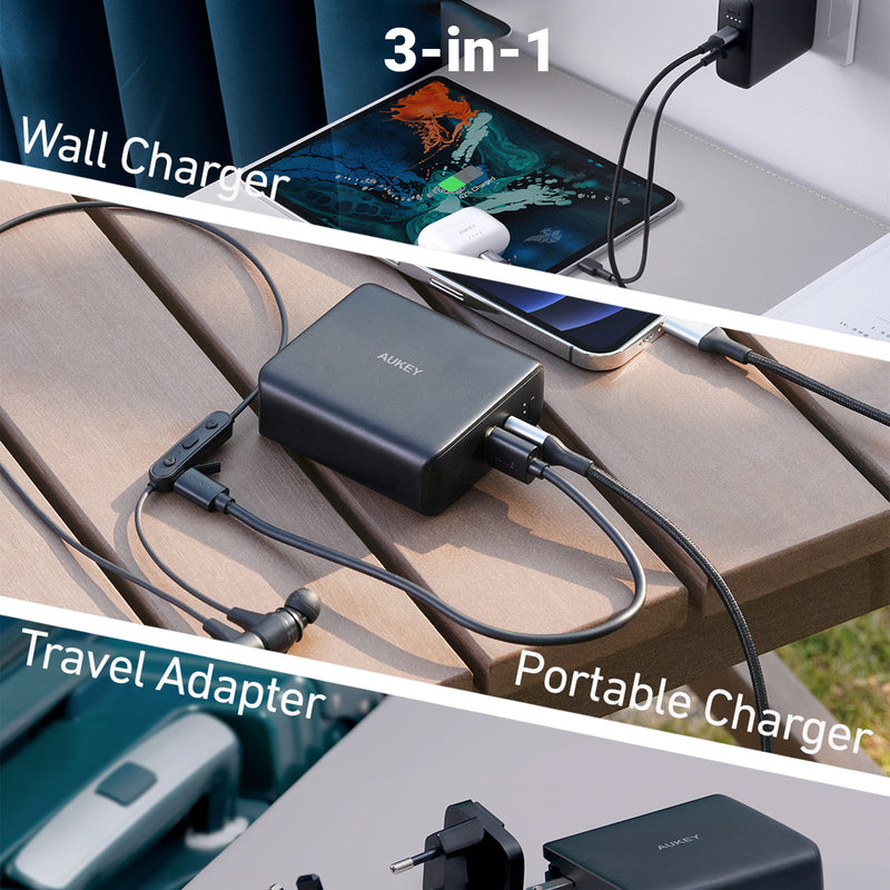 PA-PD20 PowerDuo 5K 20W PD Power Bank with Integrated Outlet